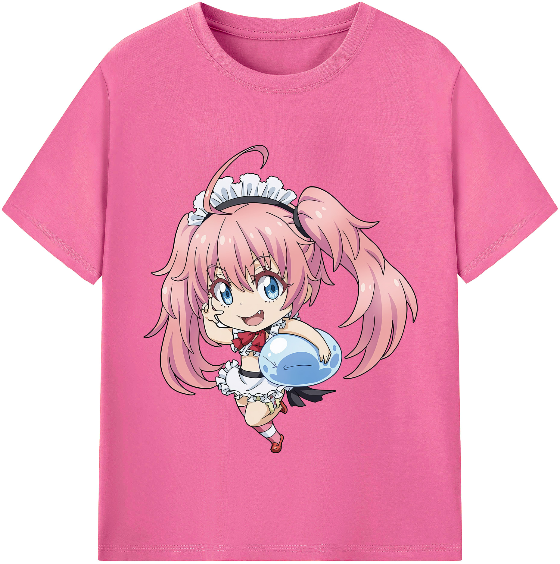 （画像用） 転スラ Regarding Reincarnated to Slime レディースカジュアルプリントTシャツ（綿100％）